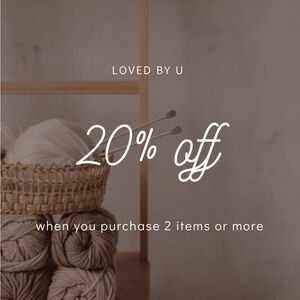 EXTRA 20% OF 2 OR MORE ITEMS